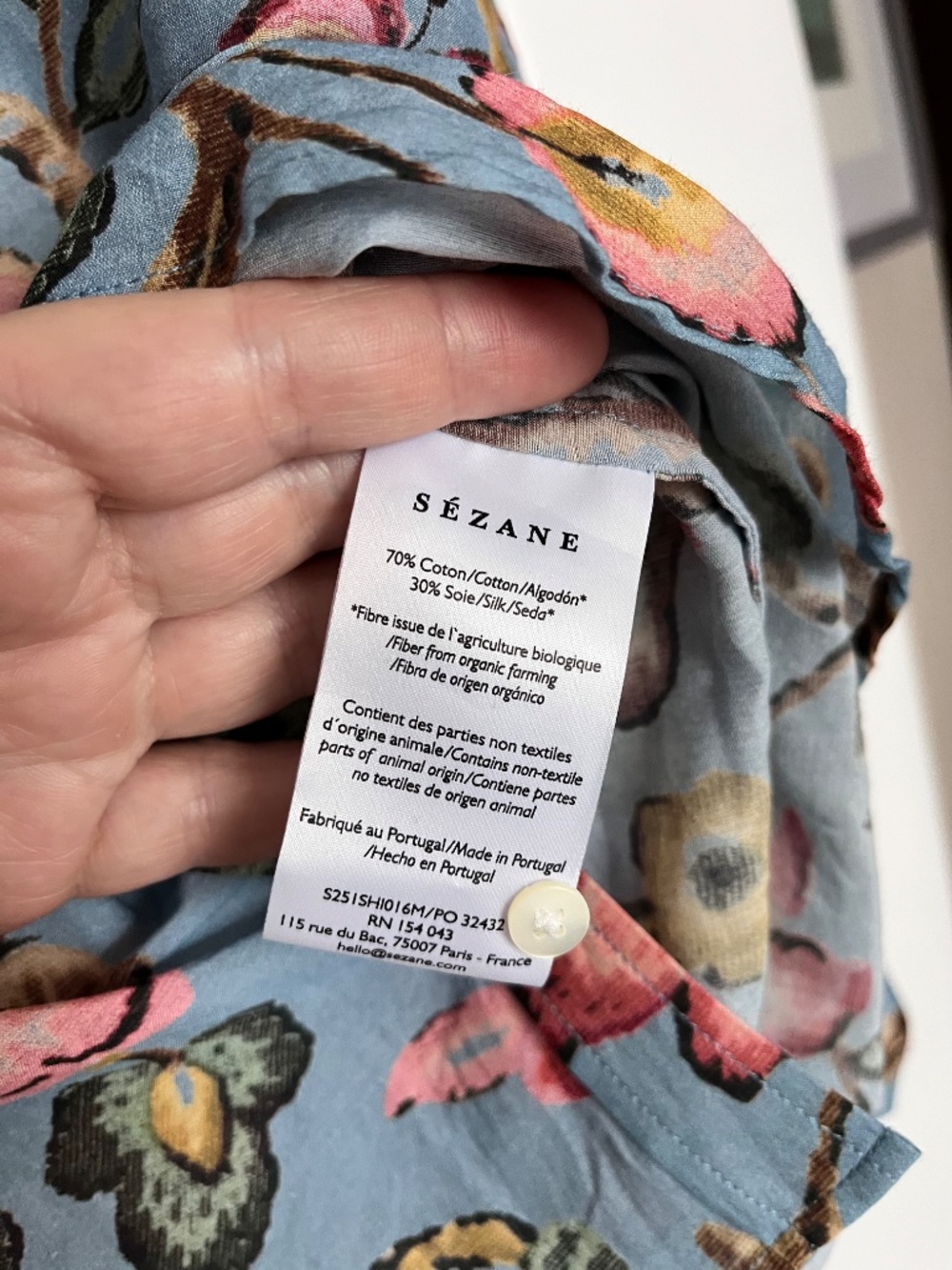 Sézane PIERRO shirt - Picture 3 of 4